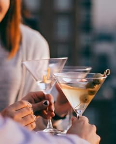 Acense 6X Clear 175ml Misket Martini Glasses Set – Perfect for Espresso, Margarita, Cocktail, Champagne, Gin, & Wine Party Drinks