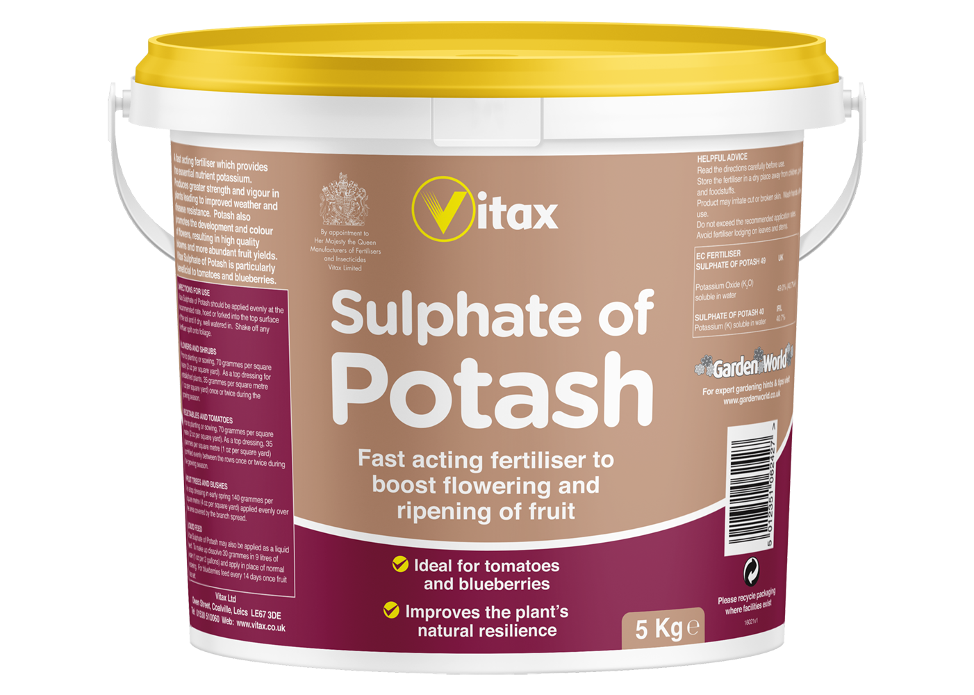 Vitax Kaliumsulfat 5-kg-Dose