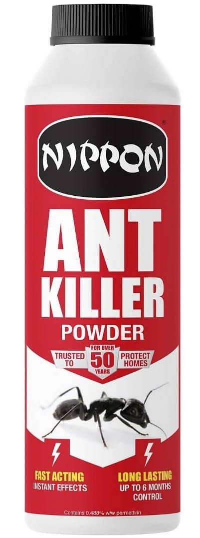 Nippon Ant Killer Powder 400g- Kills Ants & Other Indoor & Outdoor Crawling Insects- Kills on Contact- Safe for Children & Pets