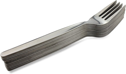 Grunwerg Tischgabeln, Edelstahl, Stahl, 12er-Set 