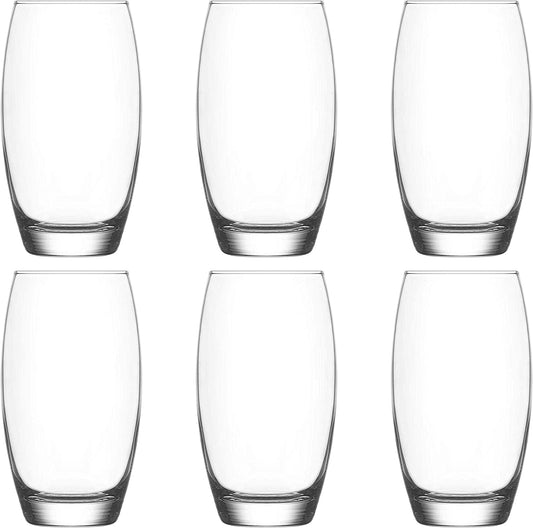 LAV Highball-Glas / Tumbler-Wassergläser / Saftgläser / Hohe Trinkgläser / 6er-Set / 510 ml