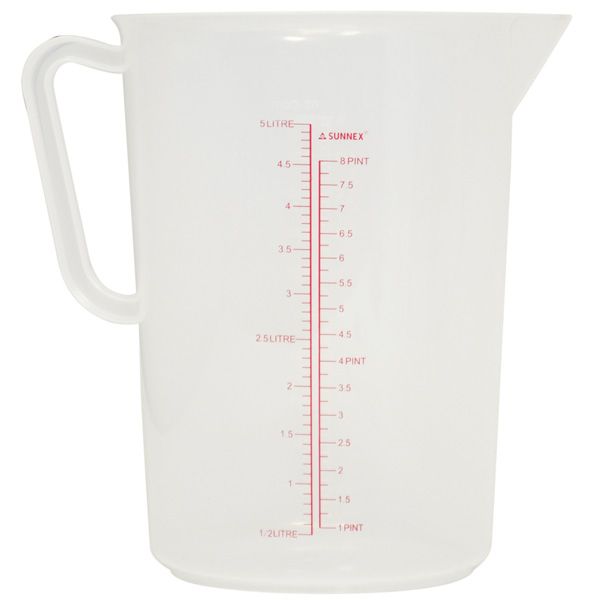 Polypropylene Measuring Jug 5 Litre