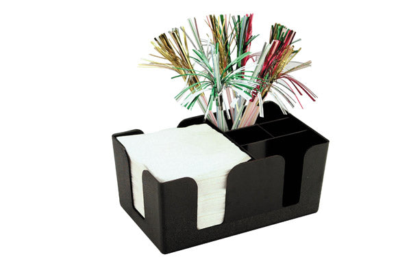 Bar Caddy Black 24 X 14.5 X 10.5cm