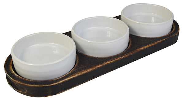 Naturals Reversible Dips Tray Black Wash