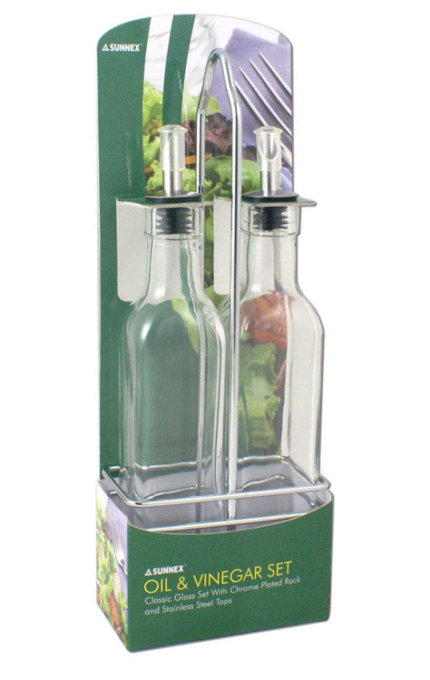 Öl-Essig-Set, 2-teilig, L 11 cm, B 6,5 cm, H 32 cm