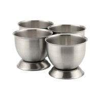 4pc Stainless Steel Egg Cup Set