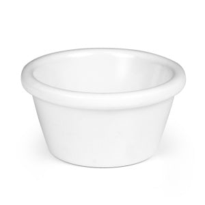 Melamine Ramekin White Plain 1.5oz Pack of 12