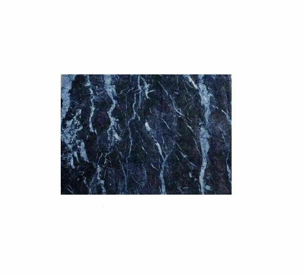 Acense Tempered Glass Worktop Saver 40 x 30 cm (Black Marble Effect)