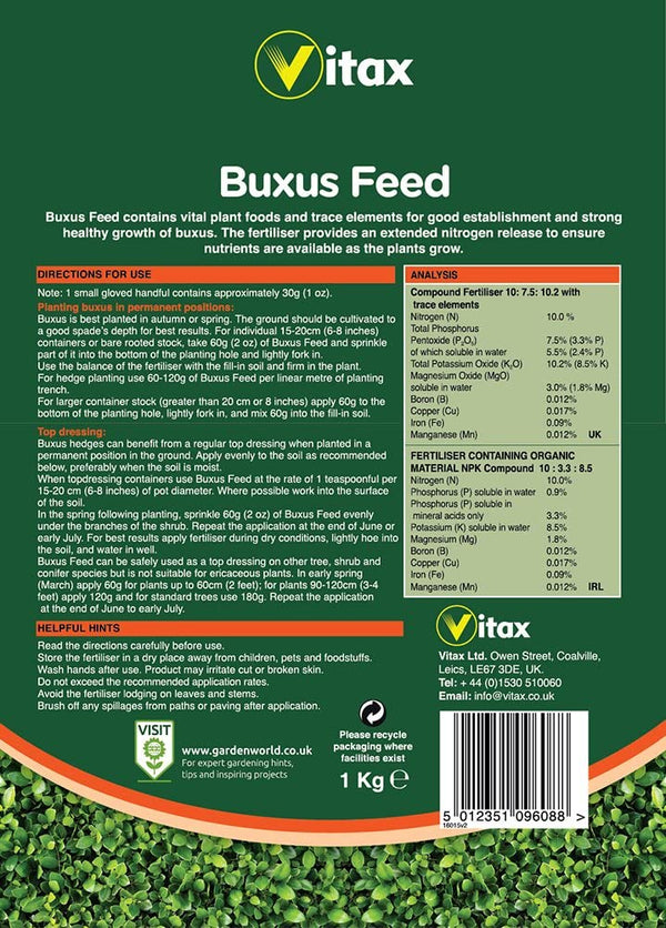 Vitax Buxus Feed 1KG