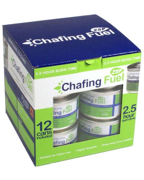 Chafer Gel Ethanol Fuel 2,5 Stunden Packung mit 12