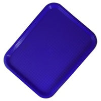 Blaues Fast-Food-Tablett 36 x 46 cm 