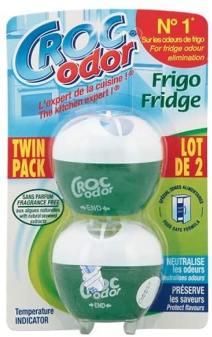 Croc Odor Fridge Deodoriser, Twin Pack