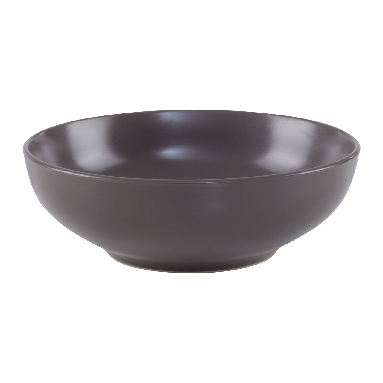 12 Piece Brown Stoneware Dinner Set