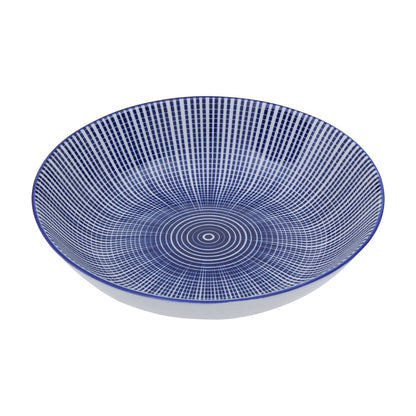 Maya Blau-Weiß 12-teiliges Speiseservice