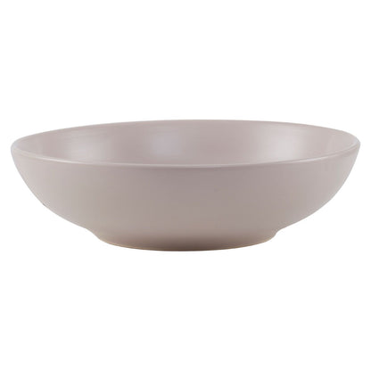 12-teiliges graues Steingut-Essgeschirr