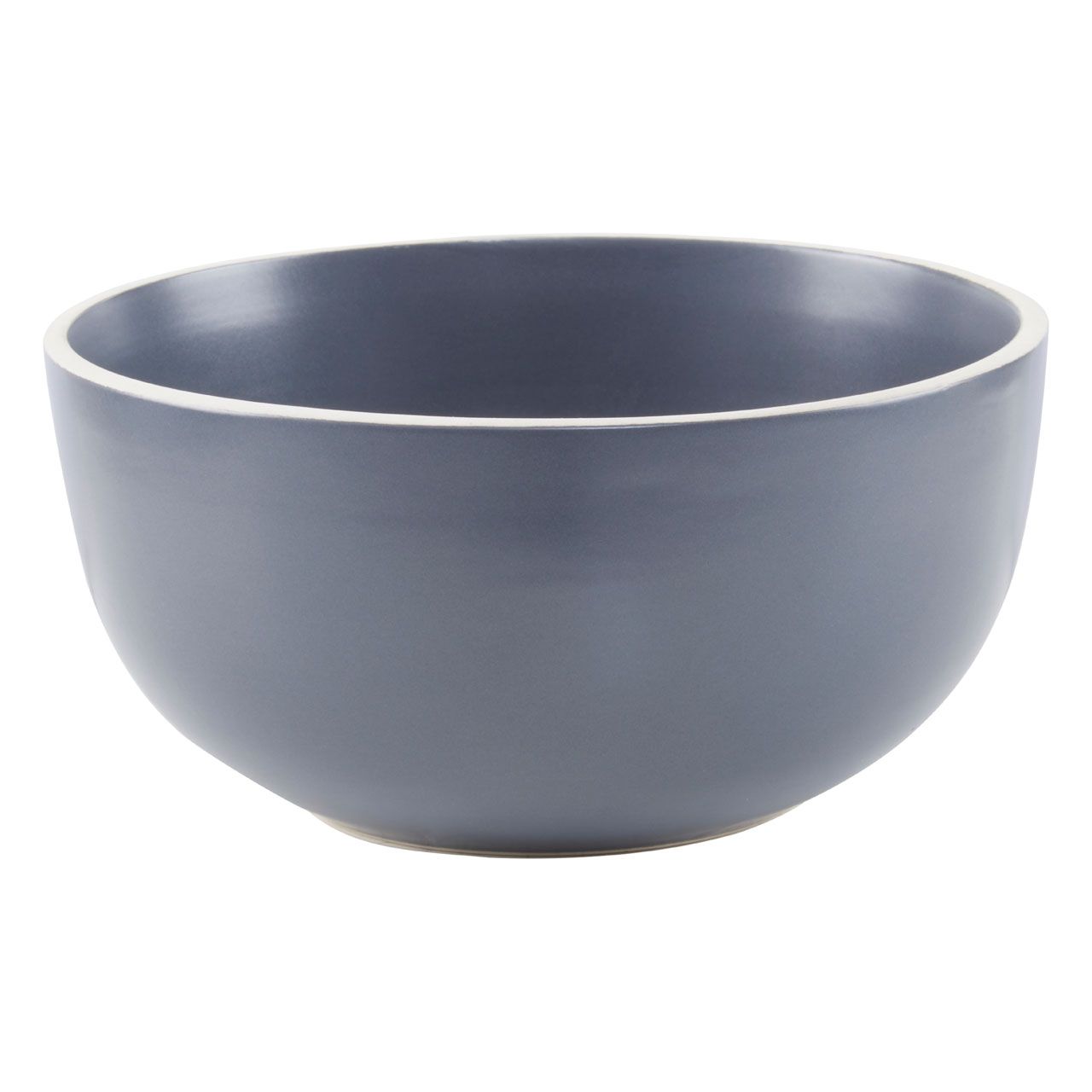 12-teiliges graues Speiseservice mit weißem Rand