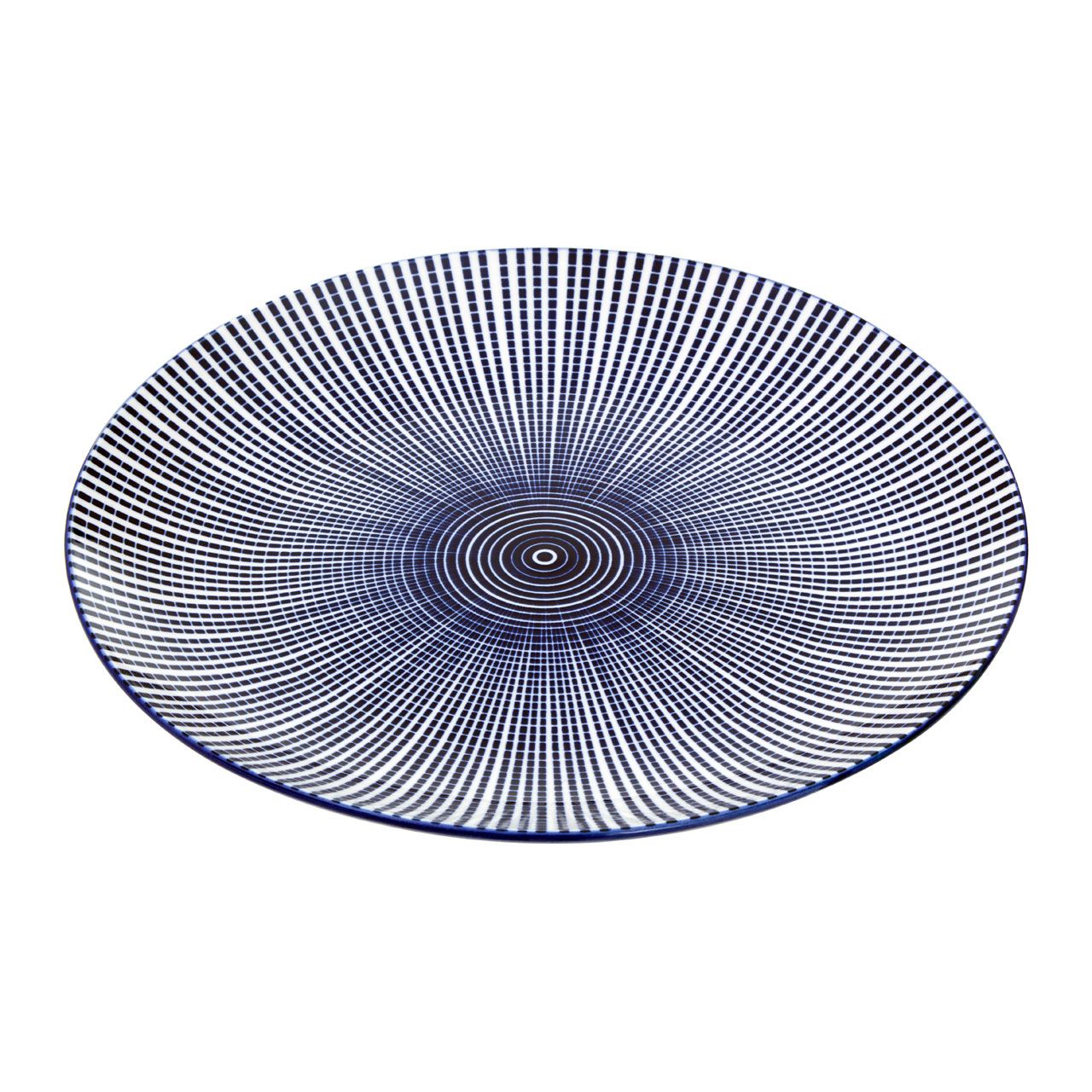 Maya Blau-Weiß 12-teiliges Speiseservice