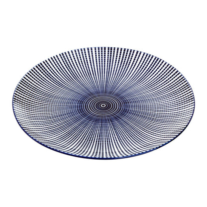 Maya Blau-Weiß 12-teiliges Speiseservice