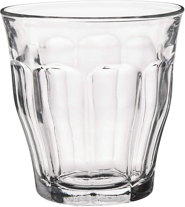 Duralex 25 cl Picardie Tumbler, Pack of 6, Clear Glass- Transparent