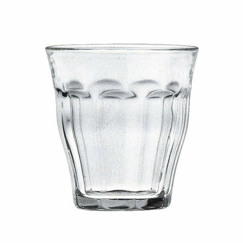 6 X Duralex Picardie Tumblers 220ml Toughened Durable Glasses Canteen Glassware