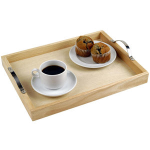 Naturals Wooden Tray With Handles 30X40cm 12INX16in