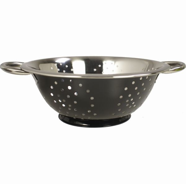 Colours Colander 24cm 9.5in BLACK