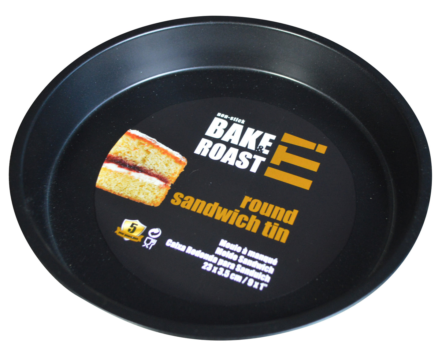 Runde Sandwichform mit Antihaftbeschichtung, 23,5 cm