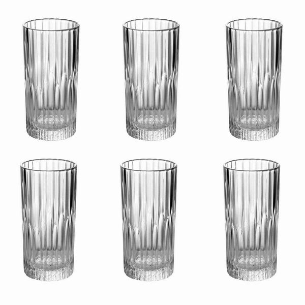 Duralex Manhattan Vintage Collins Gin Highball Cocktail Glasses 305ml x 6