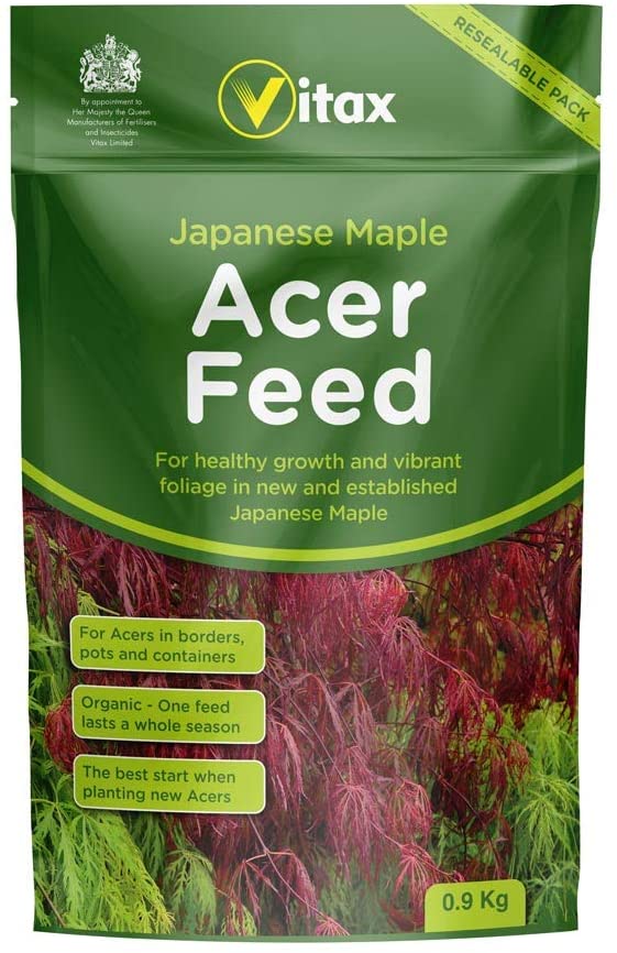 Vitax Acer Feed Food Japanese Maple Tree Healthy Growth/Foliage Resealable 900g