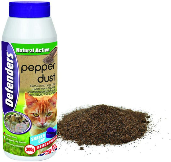 Defenders Pepper Dust 300 g, Garden Cat Repellent