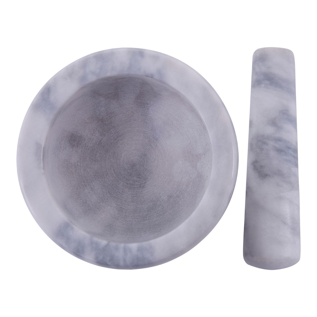 Grauer Mörser und Stößel 200 ml