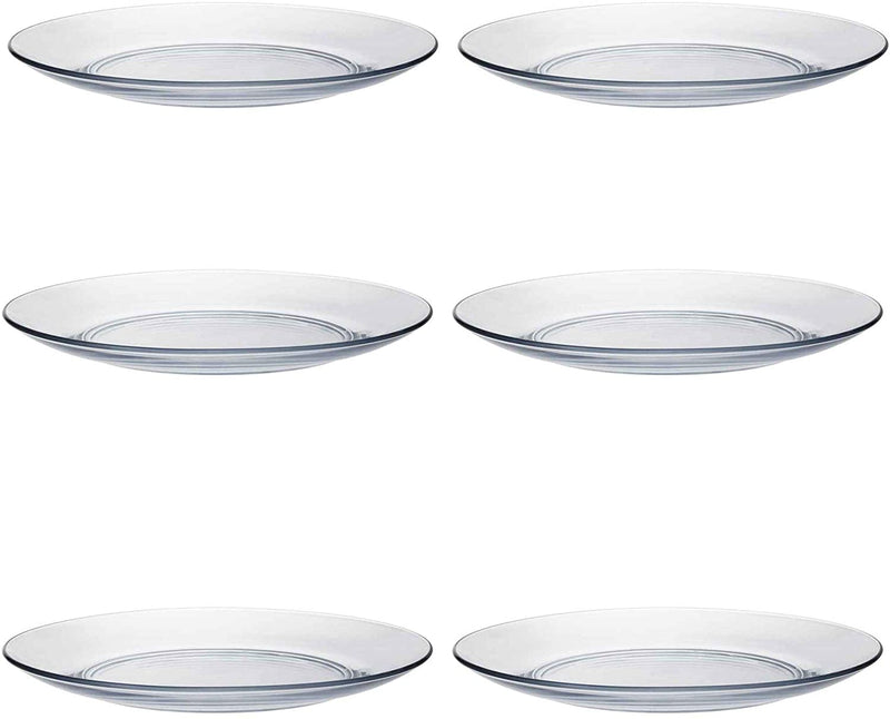 Duralex Lily Glass Set of 6 Plates 28 cm Transparent