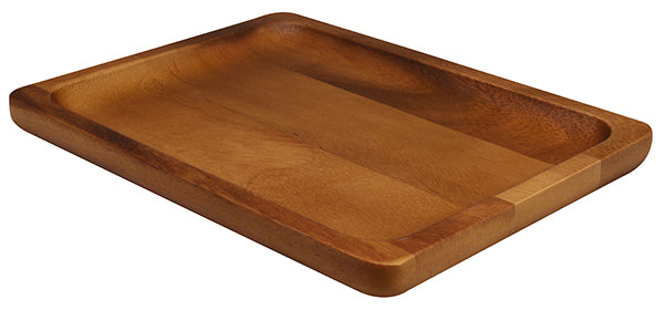 Naturals Acacia Wood Serving Platter 20cm X 26.5cm