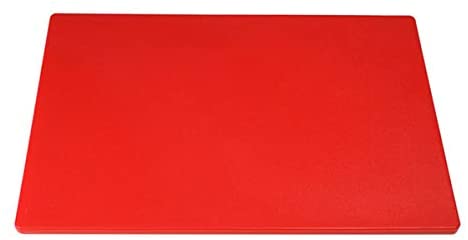 Professional Large Chopping Board Catering Food Prep Cutting Colour Coded Blue (RED)