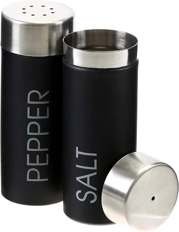 Premier Housewares 508549 Liberty Salt and Pepper Set - Black