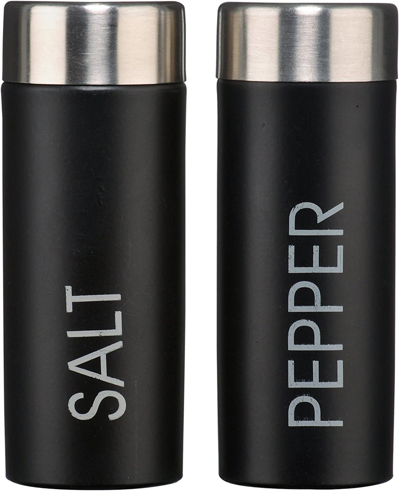 Premier Housewares 508549 Liberty Salt and Pepper Set - Black