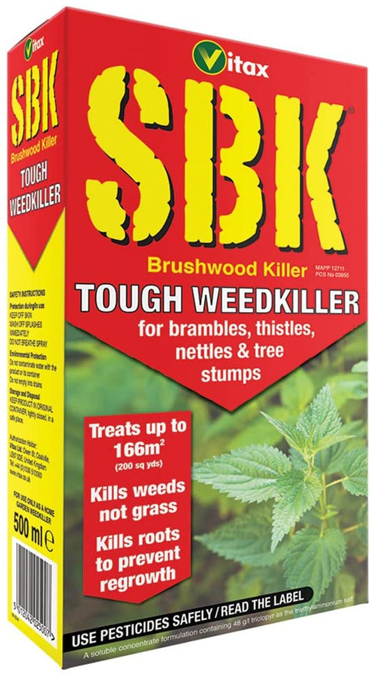 Vitax SBK 500ml Brushwood Killer – Starkes Unkrautvernichtungsmittel 