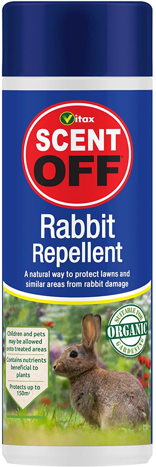 Vitax Stay Off Rabbit Repellent Animal Repellents & Training Aids, Black/Brown, 500g