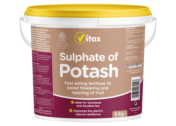 Vitax Sulphate of Potash 5kg tub