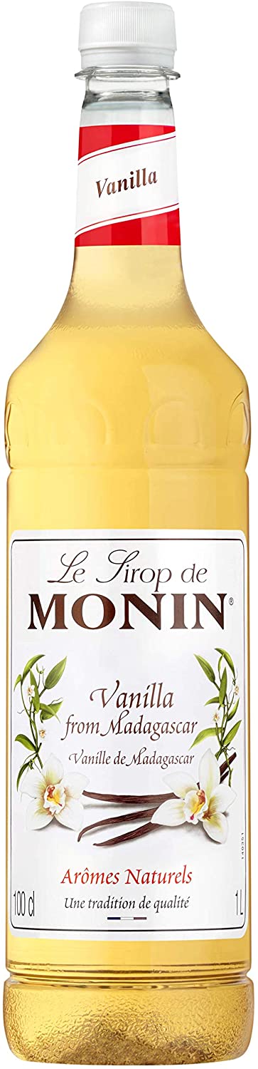 Monin 1L Syrups Multiple Flavours for Coffee and Cocktails- Vanilla